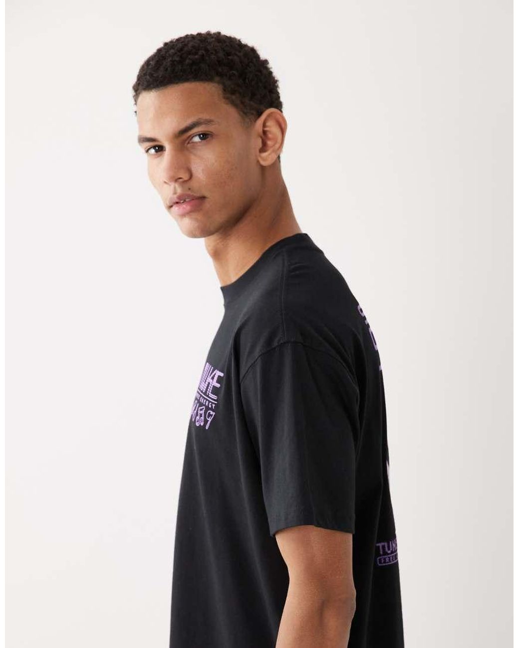 Nike Blue Swoosh Sounds Backprint T-Shirt for men