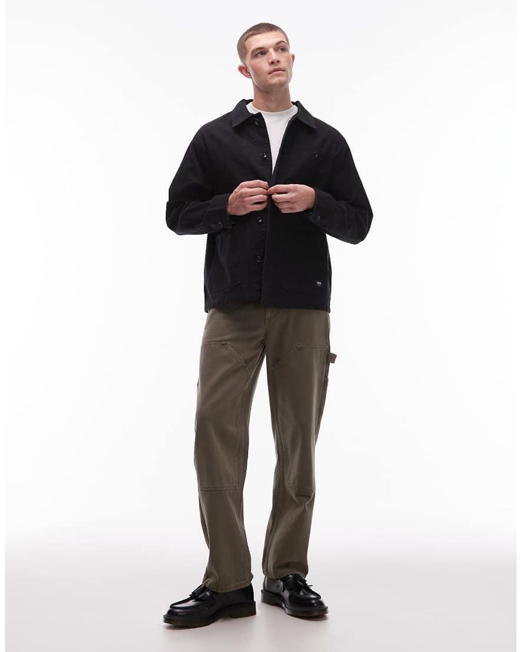 Vans Blue Drill Chore Canvas Jacket for men