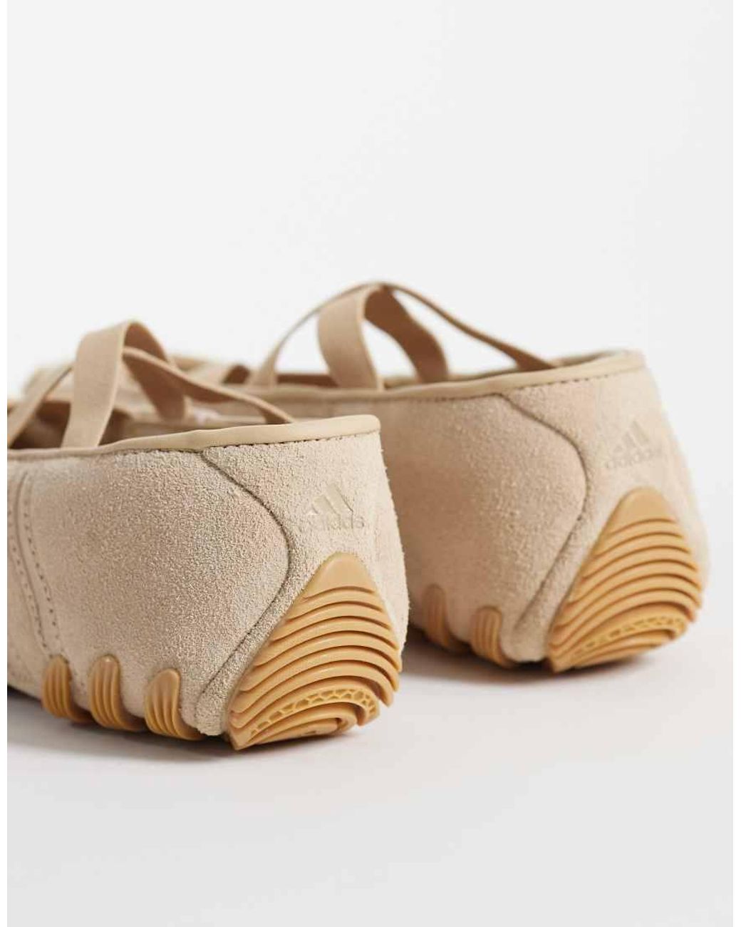 Adidas Originals Natural Ghostsprint Ballet Flat