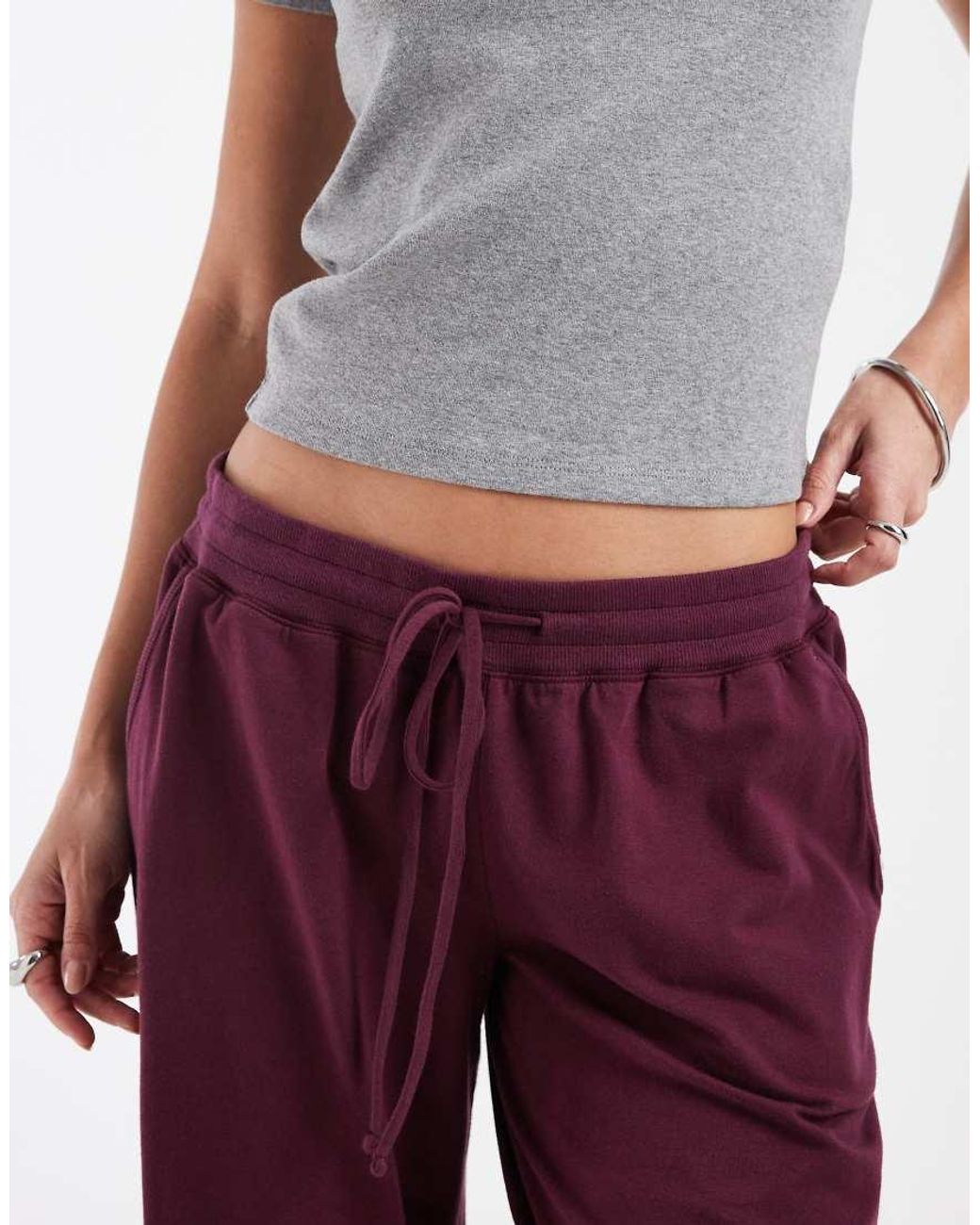 Hollister Red Cosy Wide Leg Pants