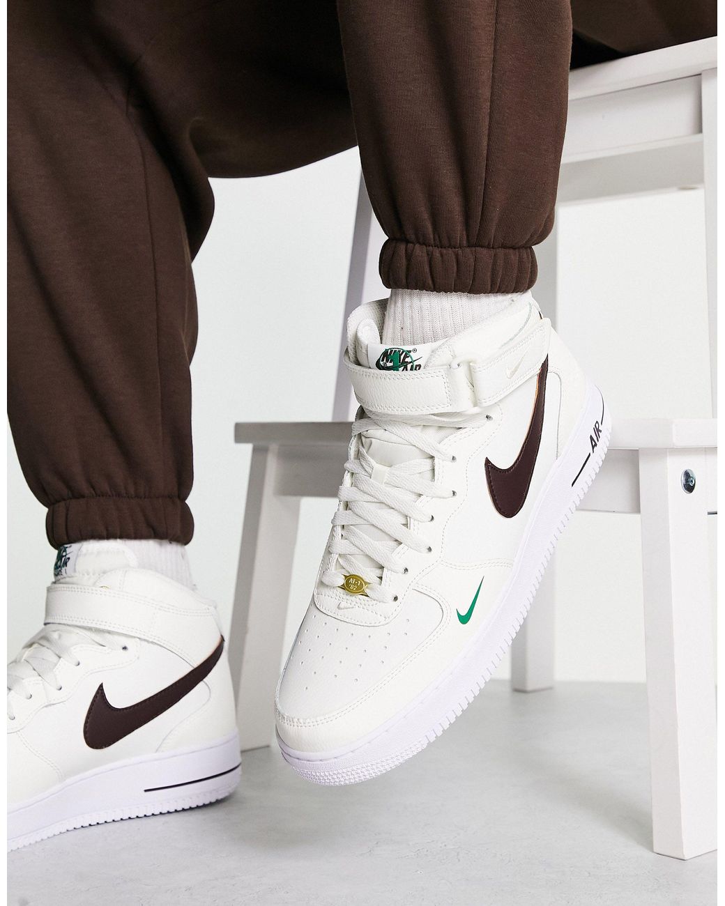 Nike – air force 1 mid '07 lv8 40th annivesary – sneaker in Weiß für Herren  | Lyst DE
