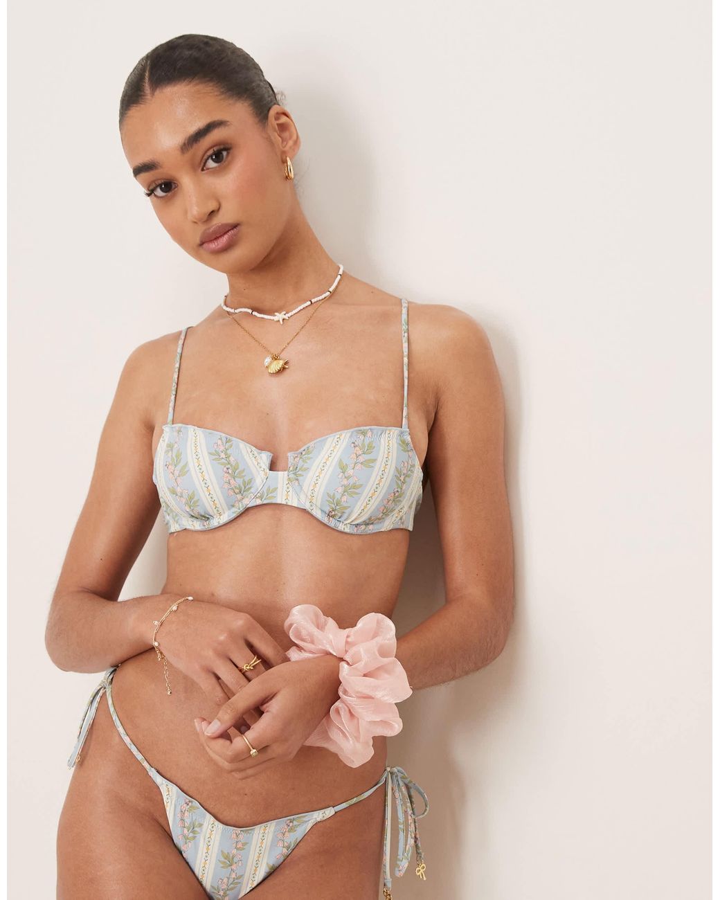 Wild Lovers Multicolor Milkshake Bikini Top