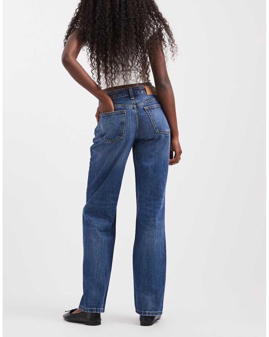 Tommy Hilfiger Blue Sophie Low Rise Straight Fit Jeans