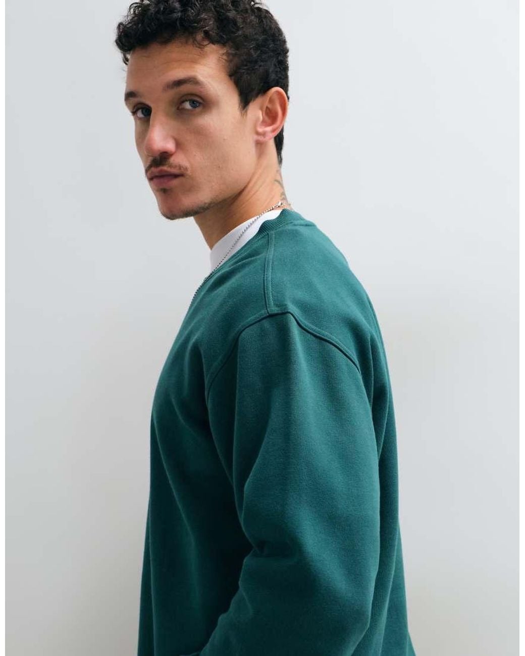Dickies Green Sutcliffe Sweatshirt for men