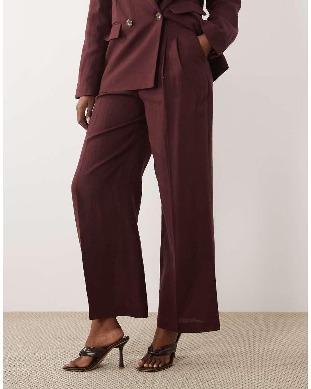 Nobody's Child Tailored Wide Leg Pants