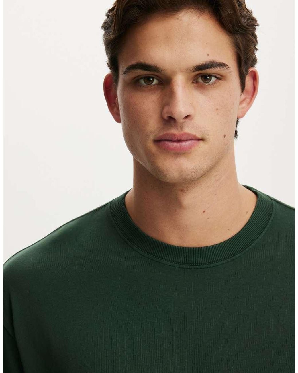 Cotton On Green Everyday Fit T-Shirt for men