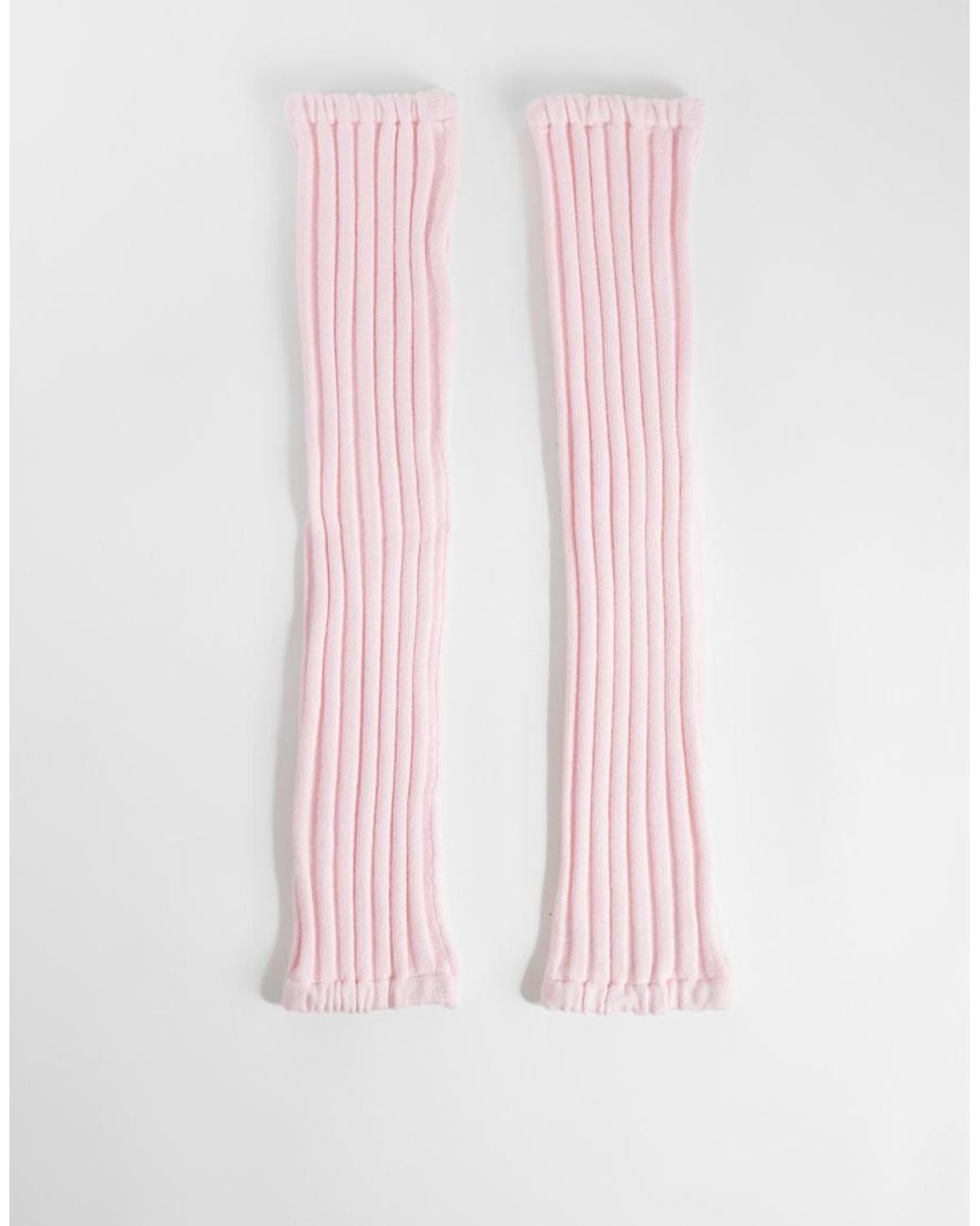 4505 Pink Studio Knit Leg Warmers