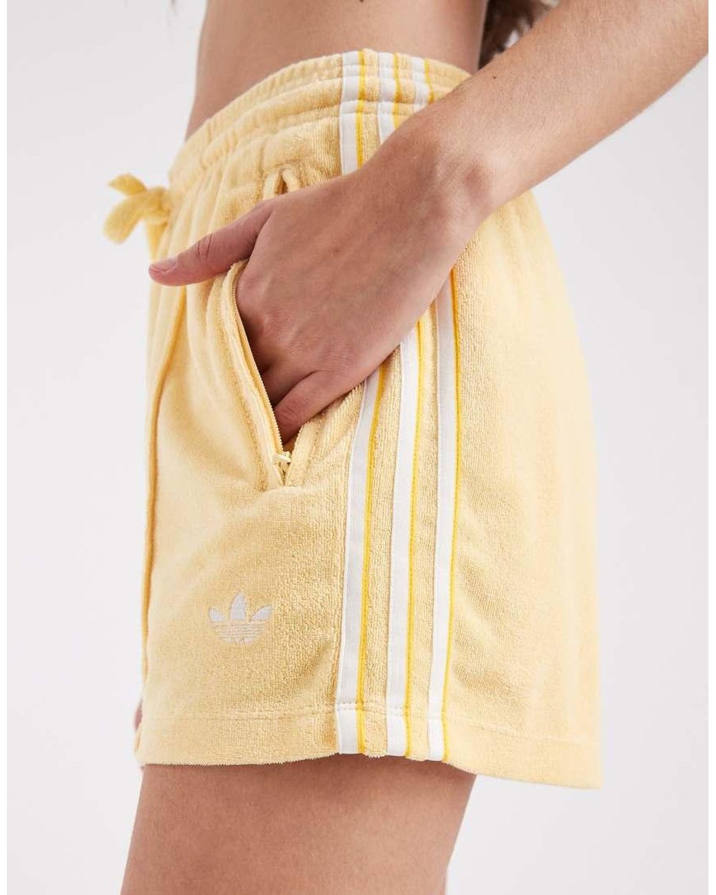 Adidas Originals Natural Terry Towel Firebird Shorts