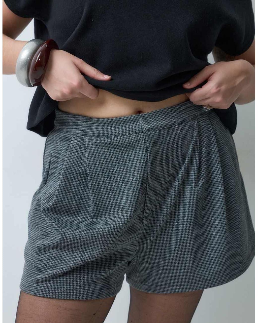 ASOS Blue Asos Design Curve Tailored Shorts