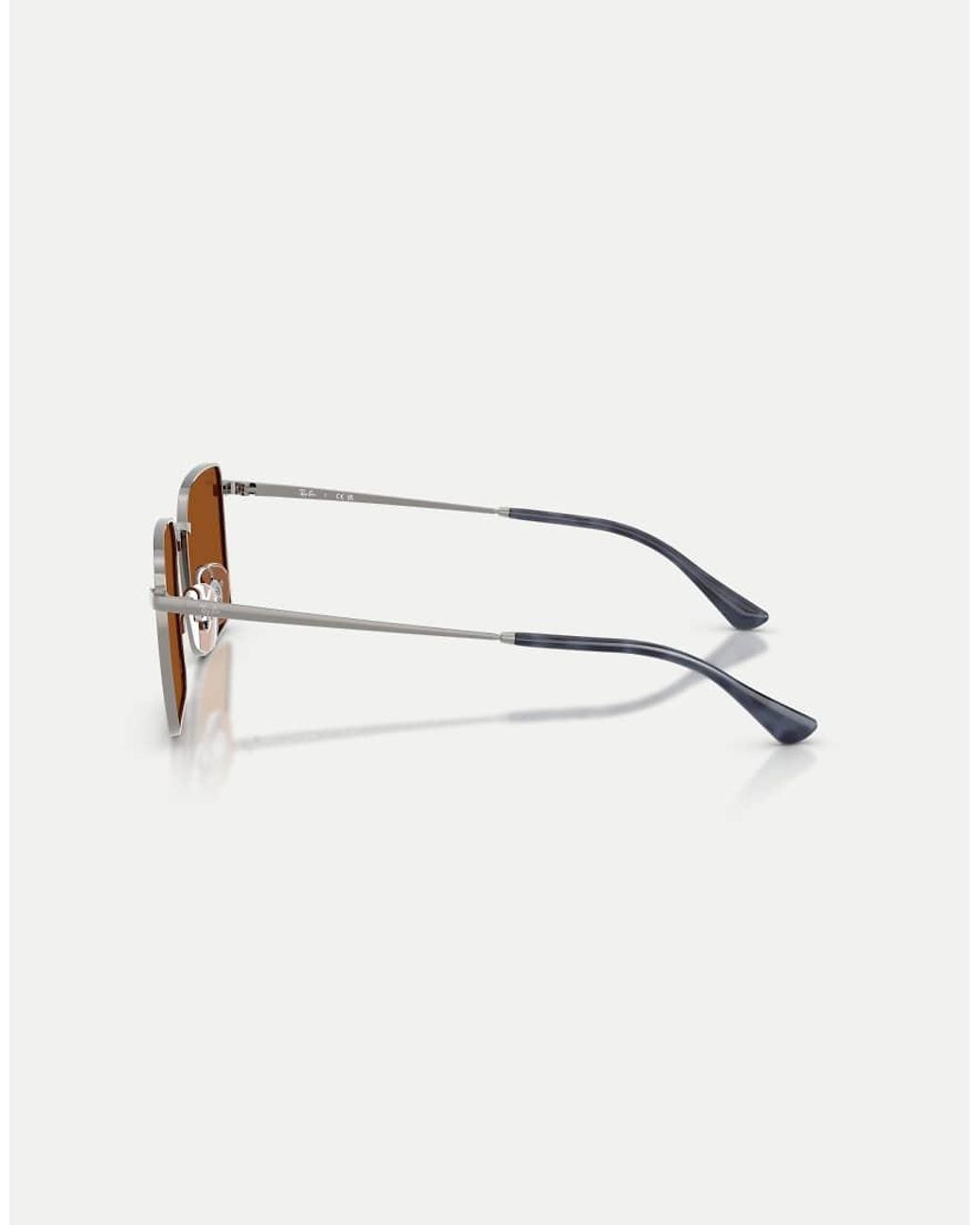 Ray-Ban Brown Idan Square Sunglasses With Lens