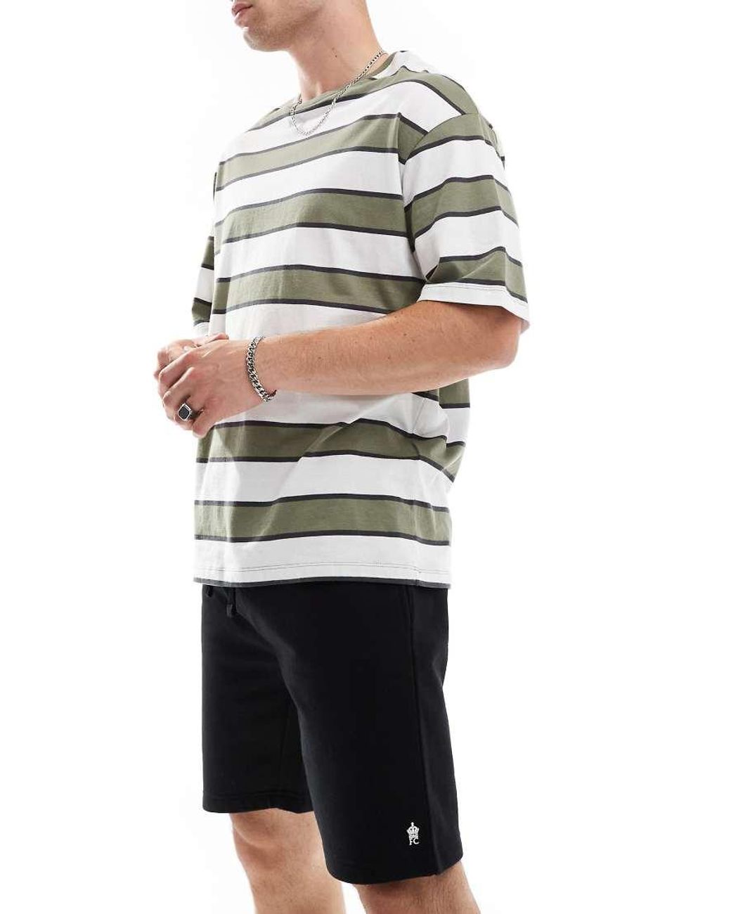French Connection Black French Connection Jersey Shorts for men