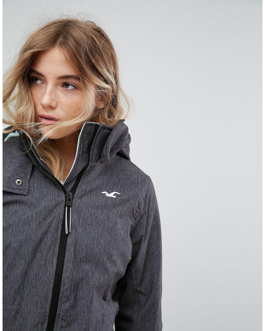 Hollister All Weather Jacket-grey in Grey