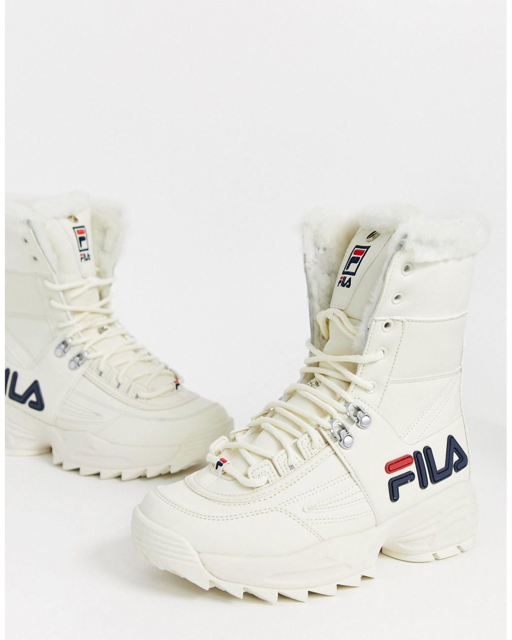 fur fila boots