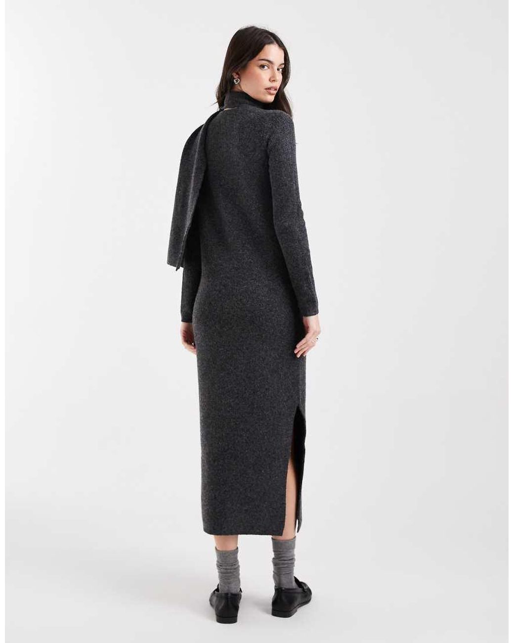 ASOS Blue Scarf Maxi Dress