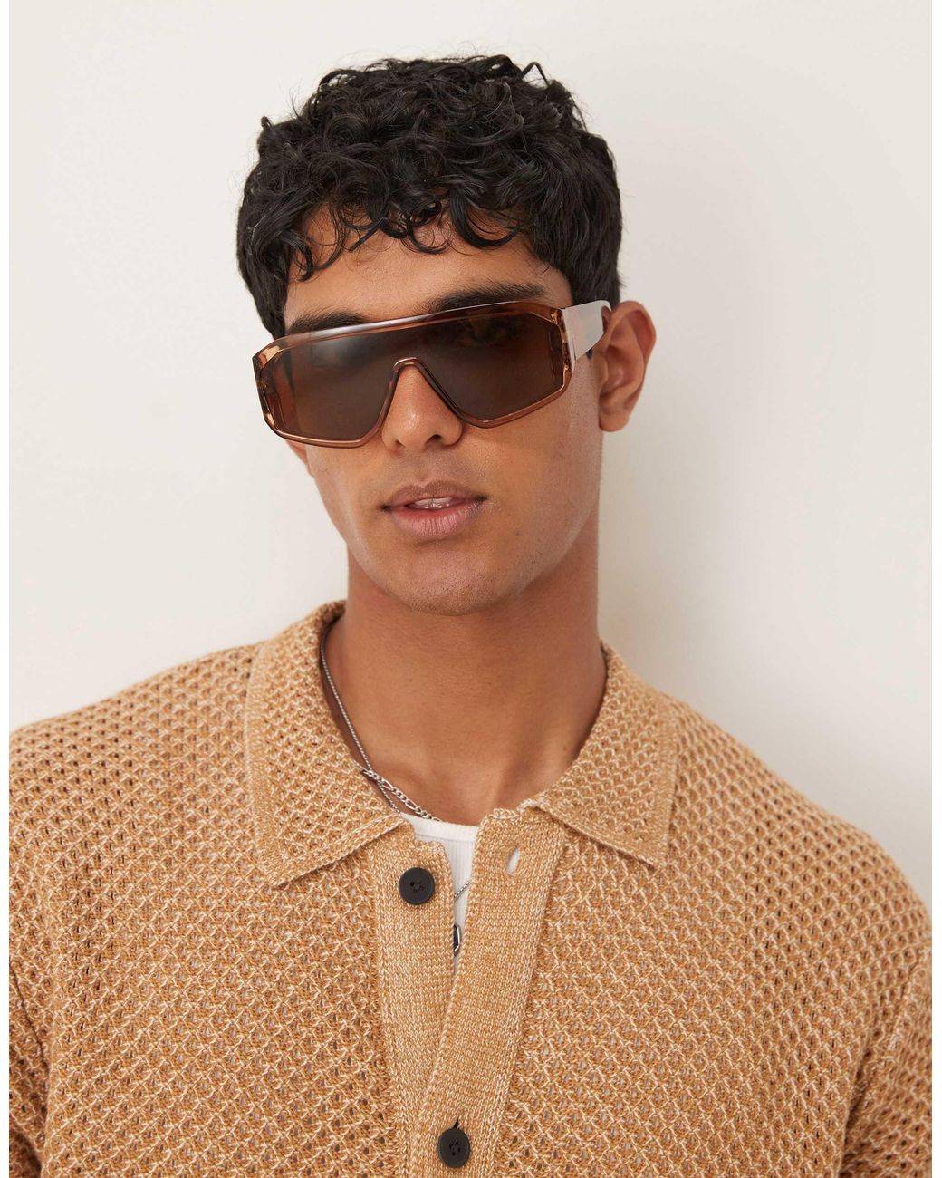 Lunettes ASOS pour homme en coloris Black
