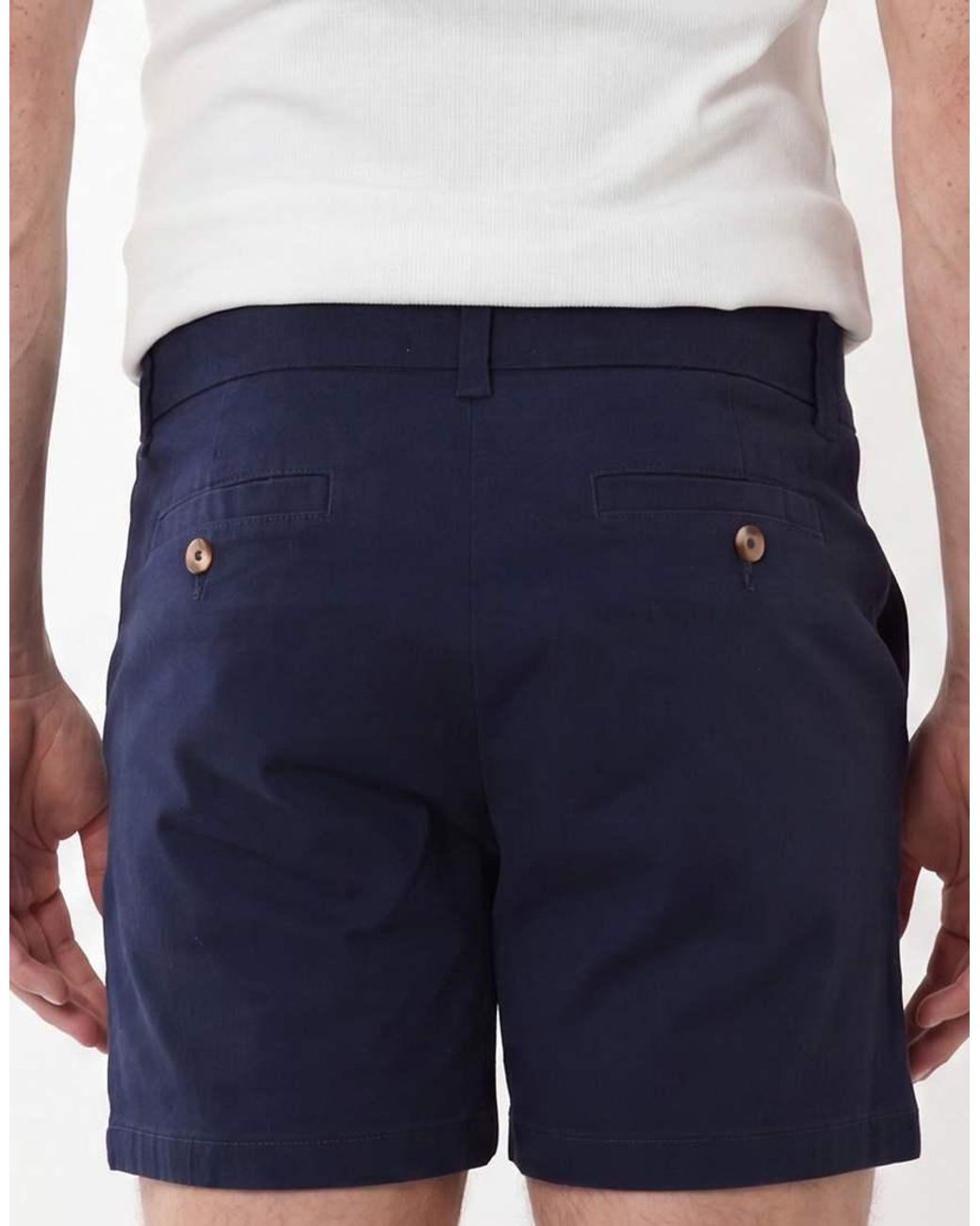 ASOS Blue Skinny Chino Short for men