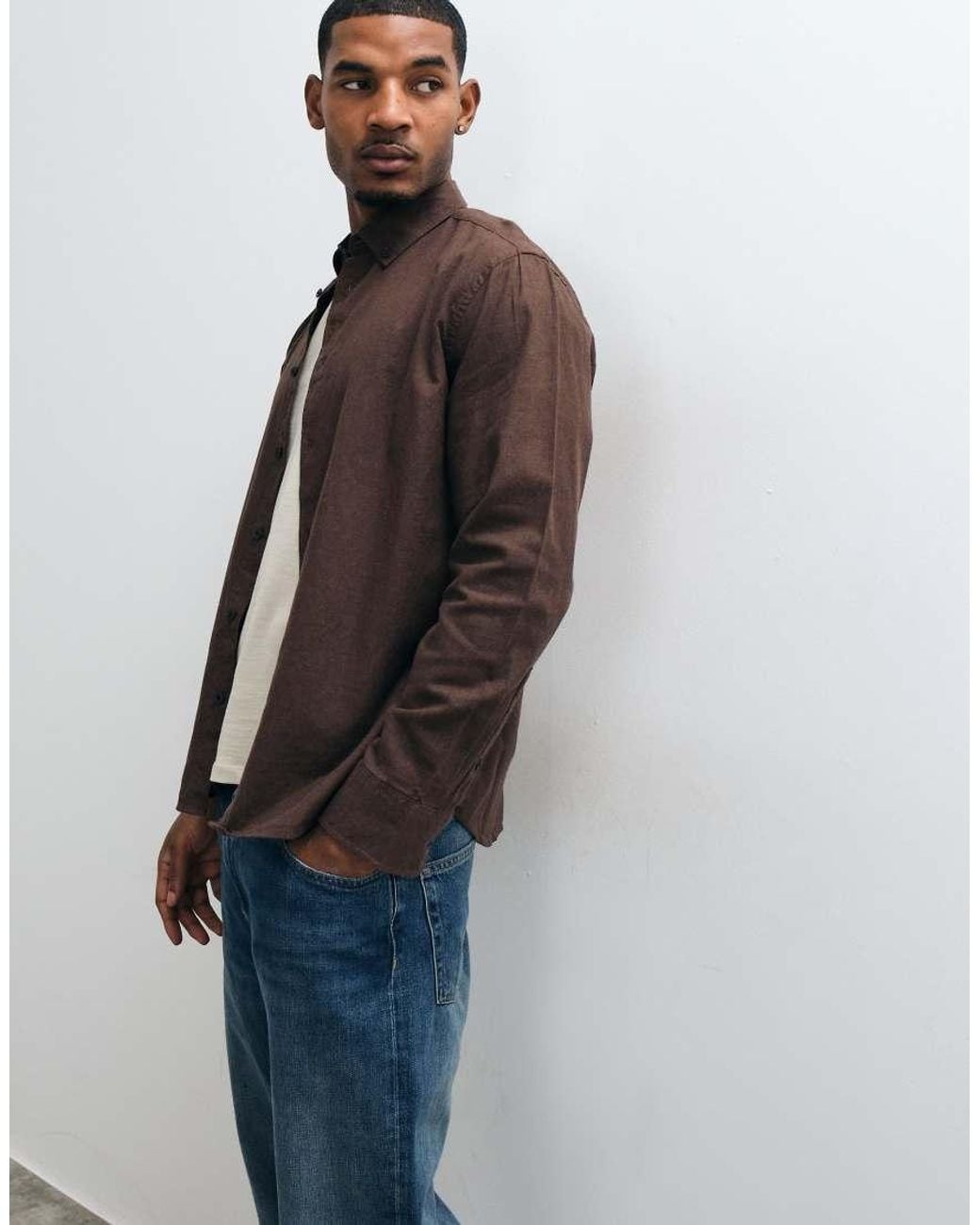 SELECTED Blue Long Sleeve Shirt for men