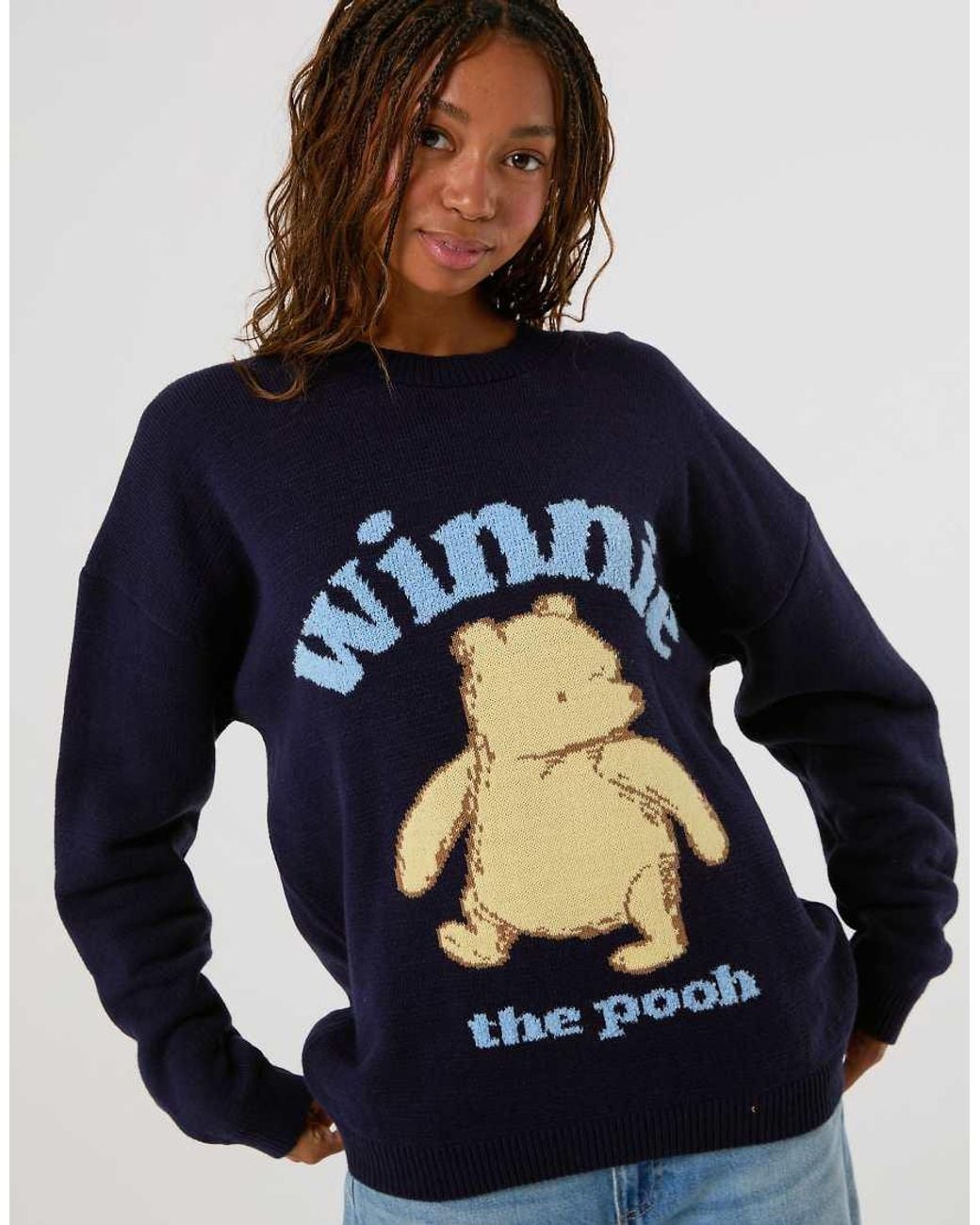 Skinnydip London Blue Disney Winnie The Pooh Winnie Knit Jumper