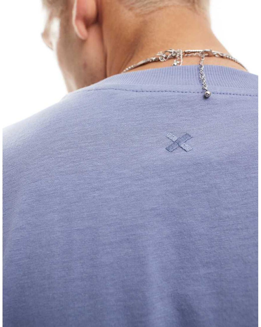 Camiseta De Collusion de hombre de color Blue