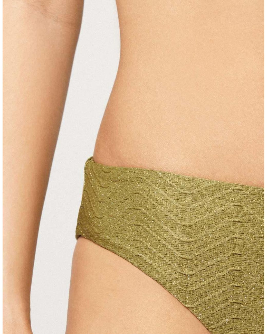 Tezenis Green Sparkling Bikini Bottoms
