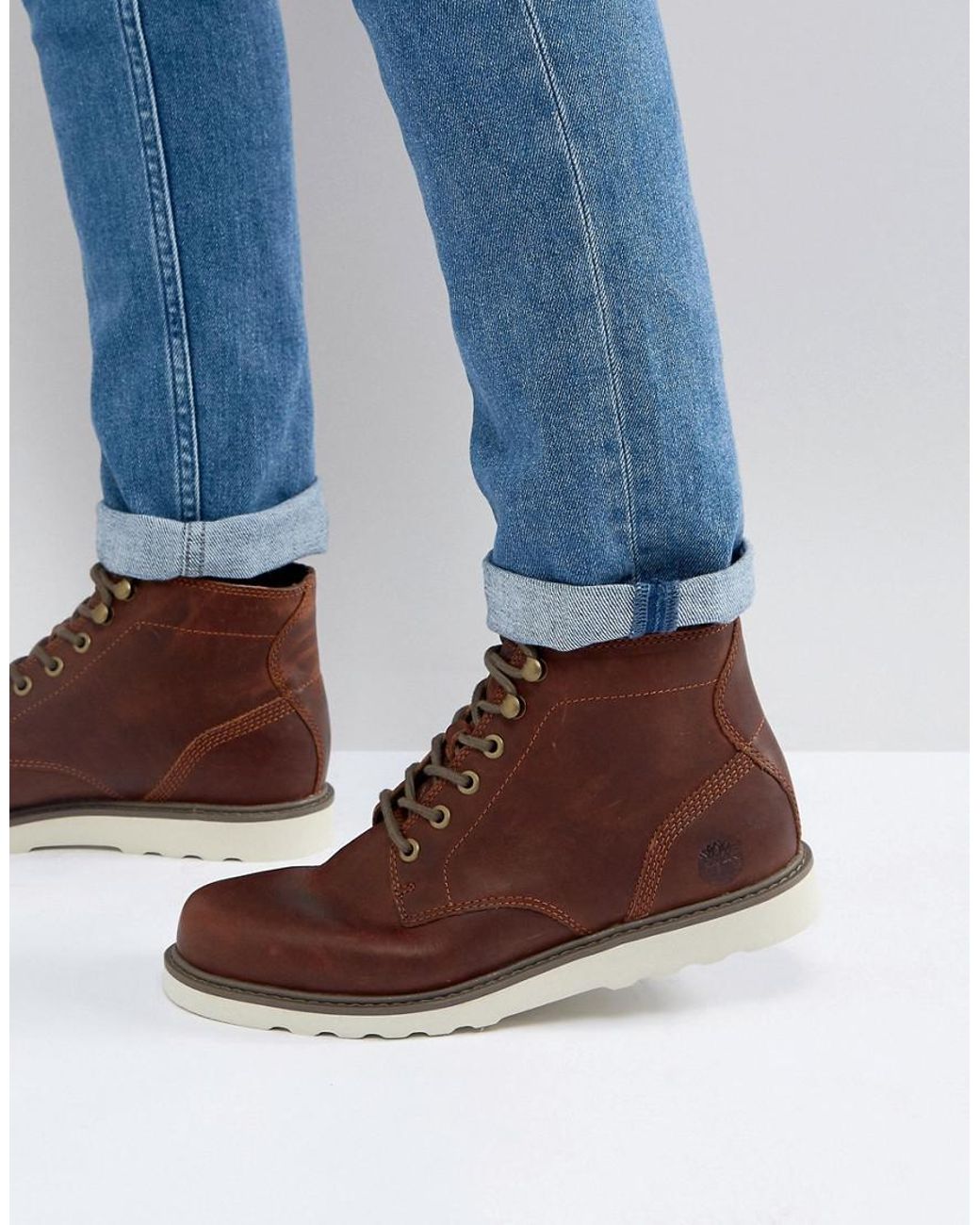 cuero Seminario Buena voluntad Timberland Newmarket Chukka Boots in Brown for Men | Lyst