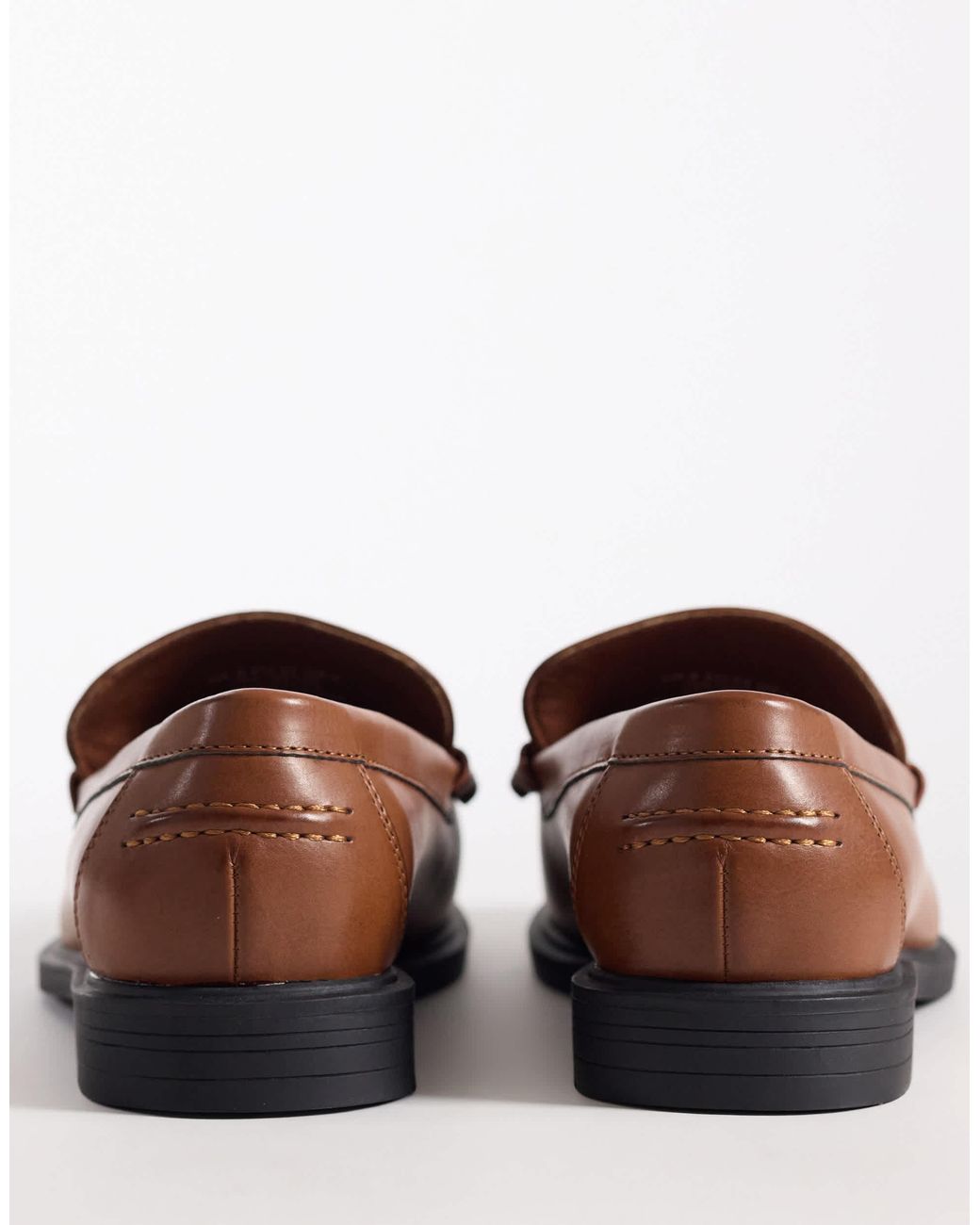 ASOS Brown Penny Loafers for men
