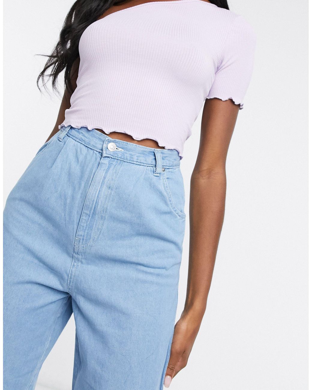 lightweight mom jeans