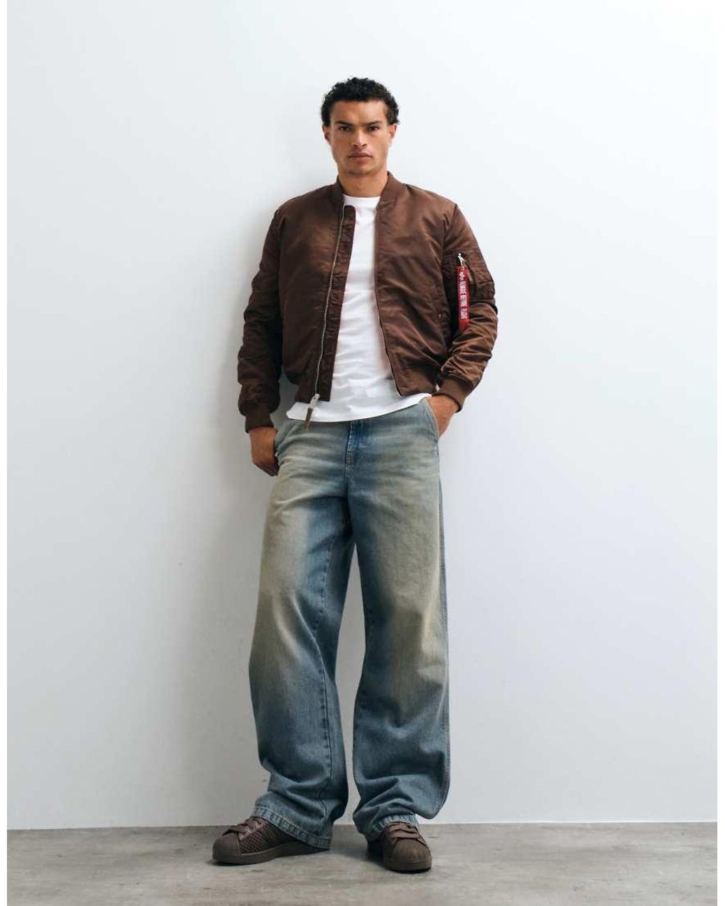 Alpha Industries Ma1 Bomberjack in het Brown voor heren