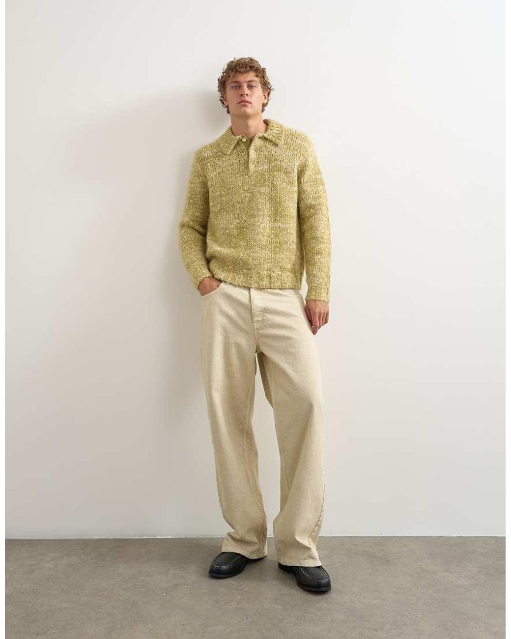 Polo di Topman in Metallic da Uomo