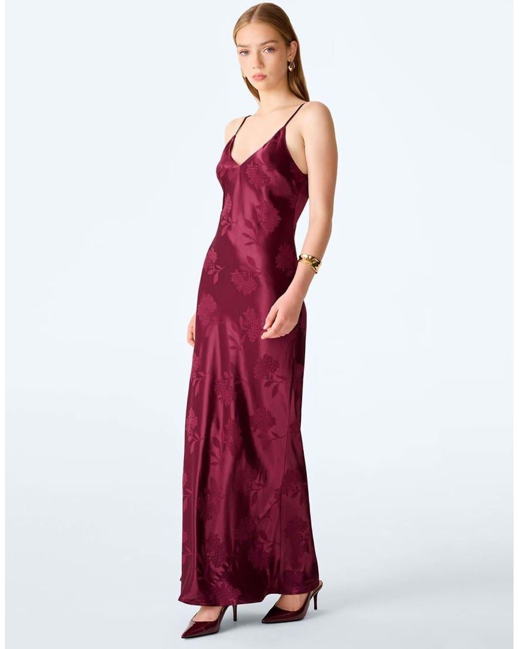 OMNES Red Ava Dress
