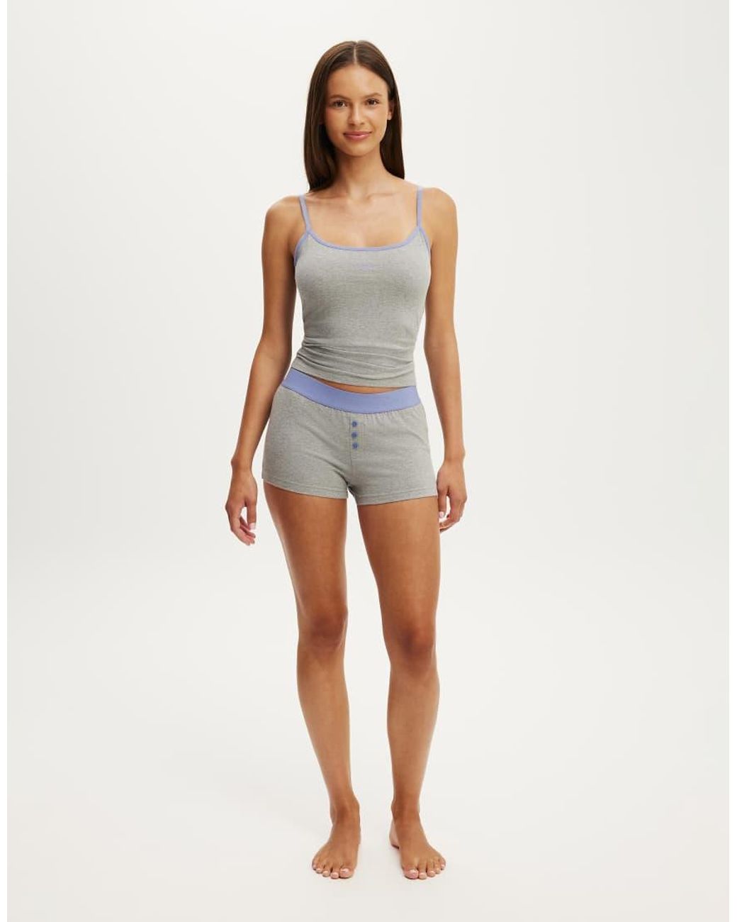 Cotton On Gray Dreamy Soft Longline Cami