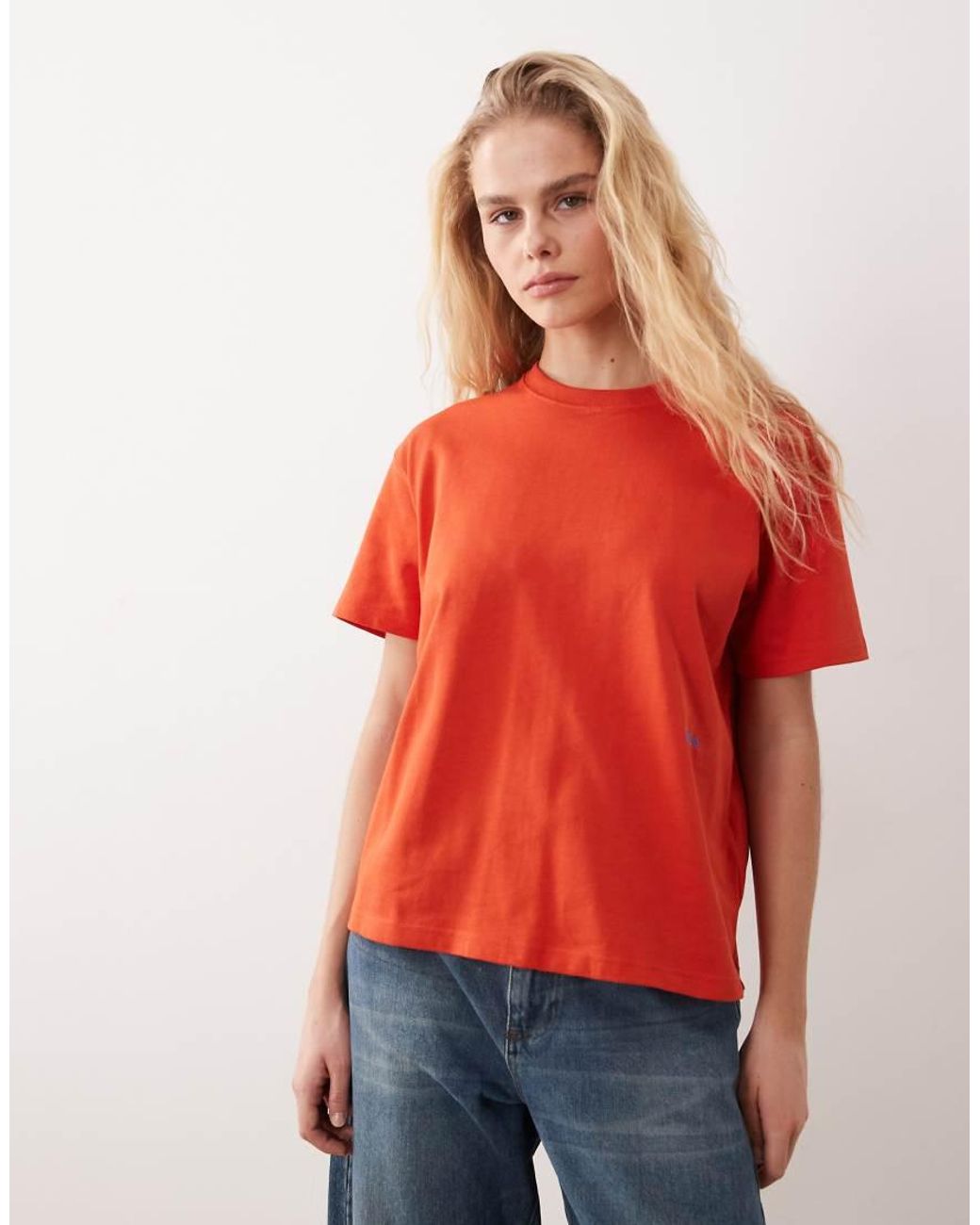 Polo Ralph Lauren Red Large Icon Logo Back Print Heavyweight T-shirt