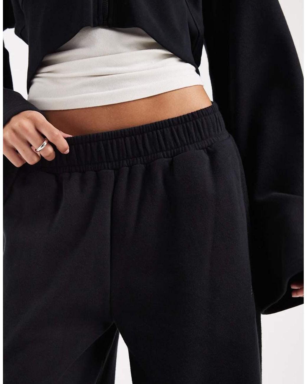 New Balance White Brushed Coastal Fleece Pants
