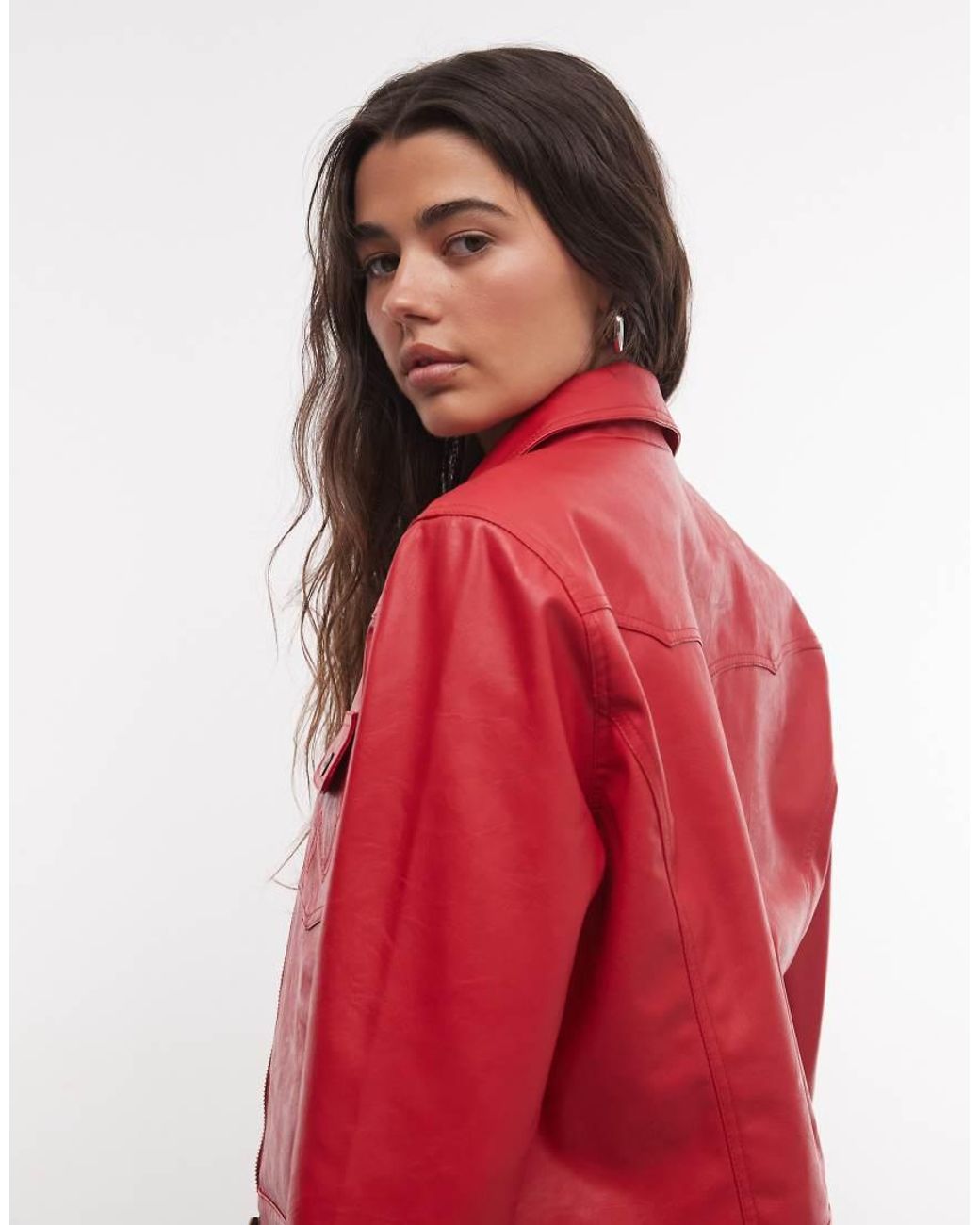 Wrangler Red Slim Seamed Jacket