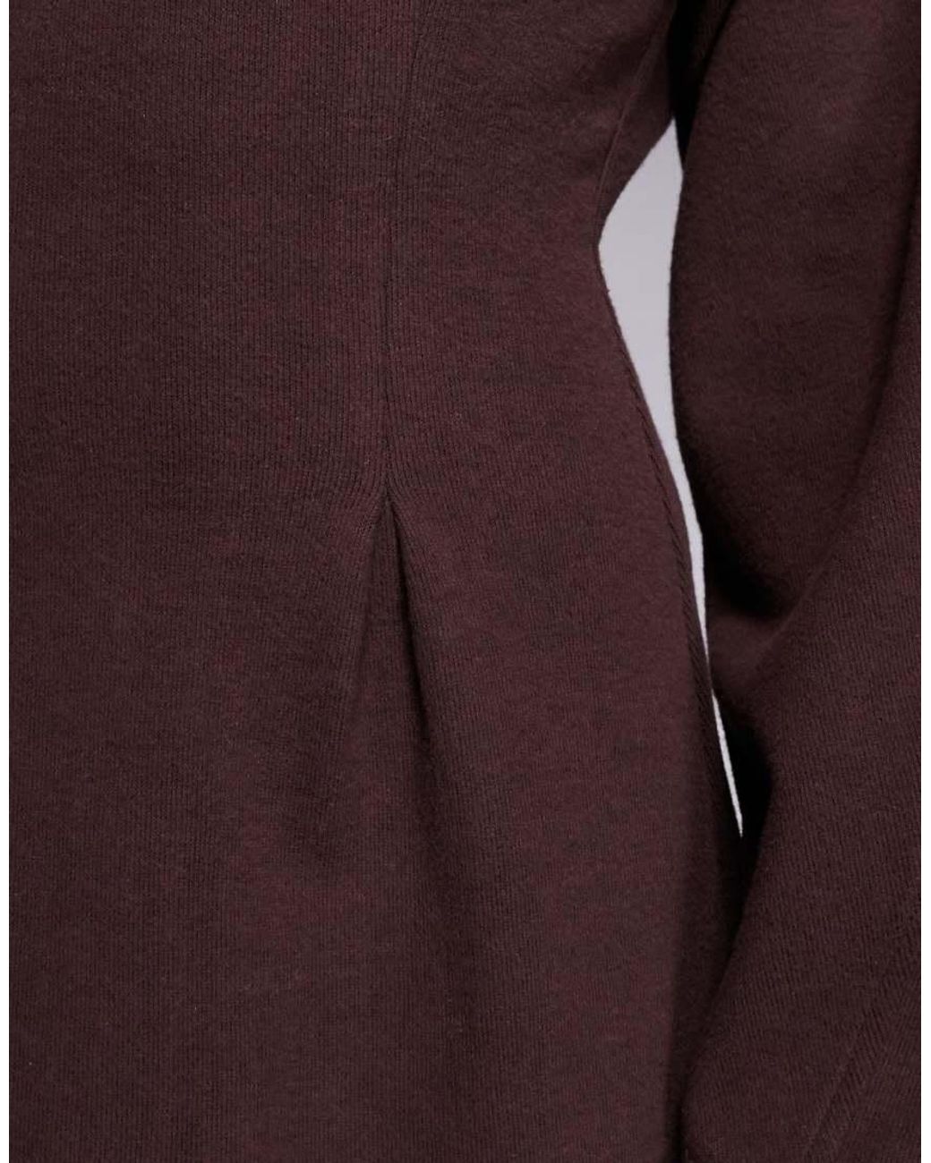 ASOS Purple Supersoft Cinched Waist Mini Dress