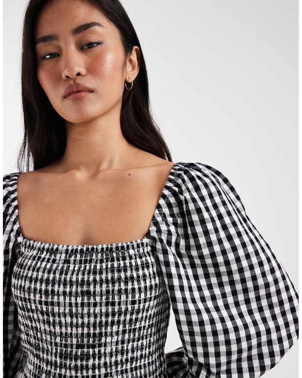 bodycon black short dress Smocked – NIKNIK'S BOUTIQUE ASOS DESIGN high neck Pending Size:M (UK 8)