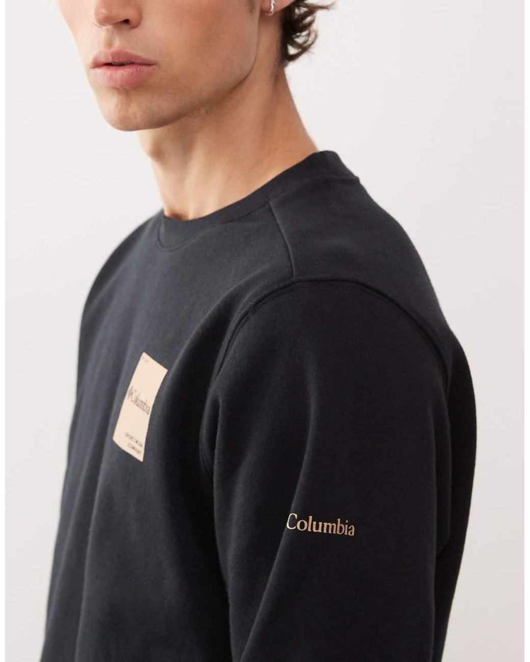 Columbia Black Trek Crew for men