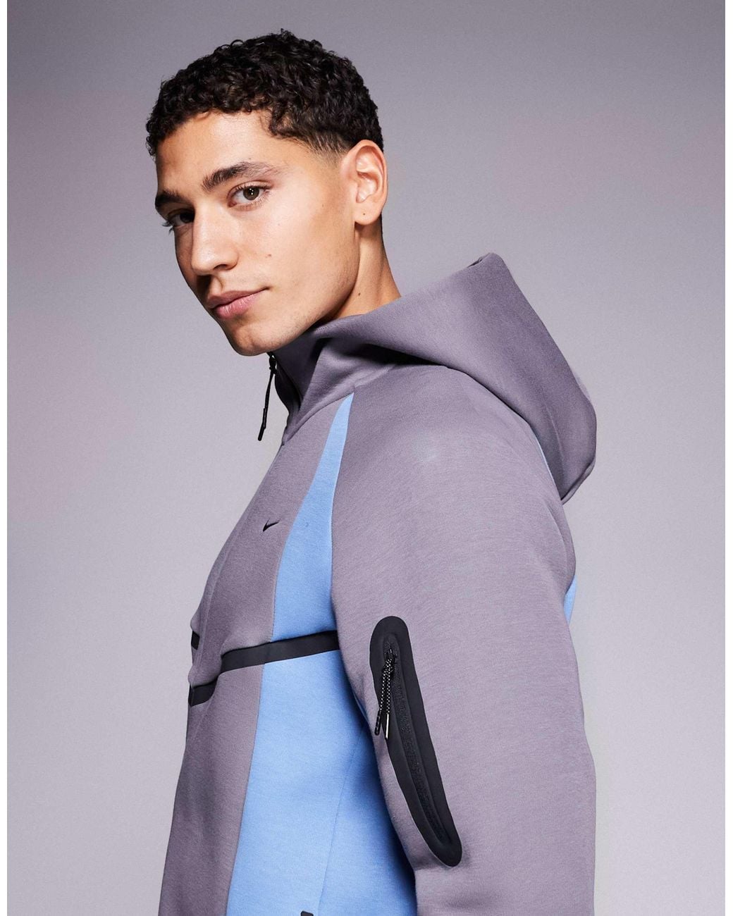 Nike Blue Tech Pro Track Jacket for men