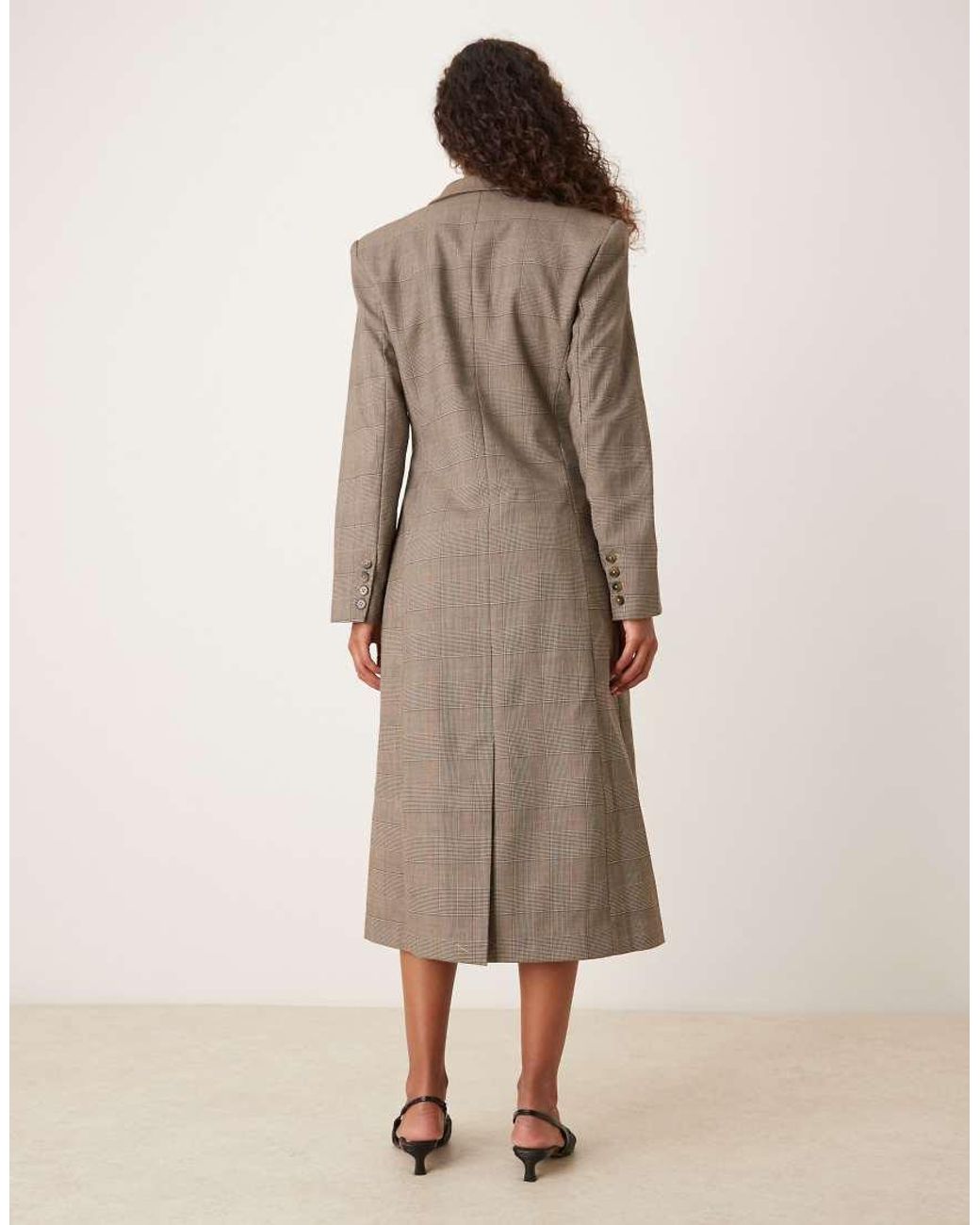 ASOS Natural Tailored Longline Blazer Co-Ord