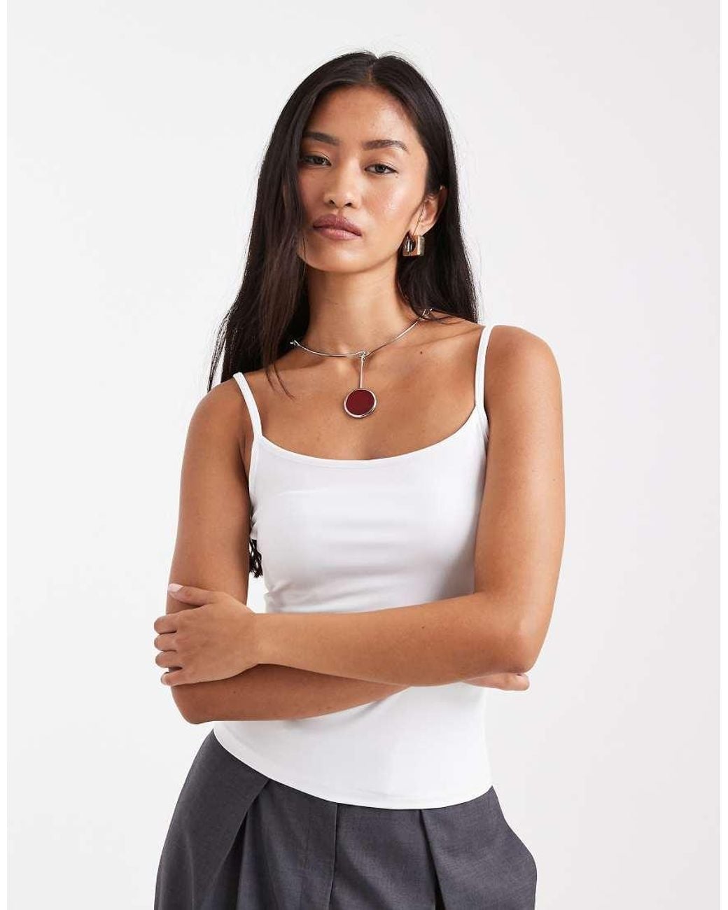 Cotton On White Essential Cami Top