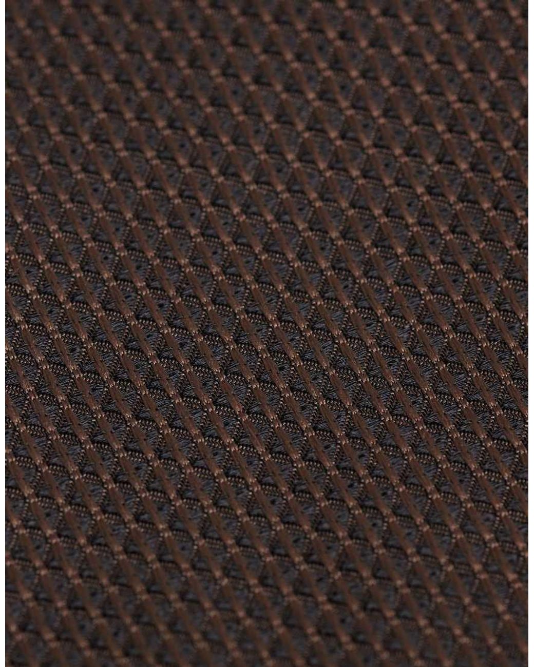 ASOS Brown Textured Tie And Pocket Square for men