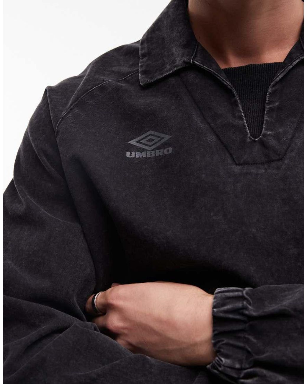 Umbro Black Drill Drill Top for men