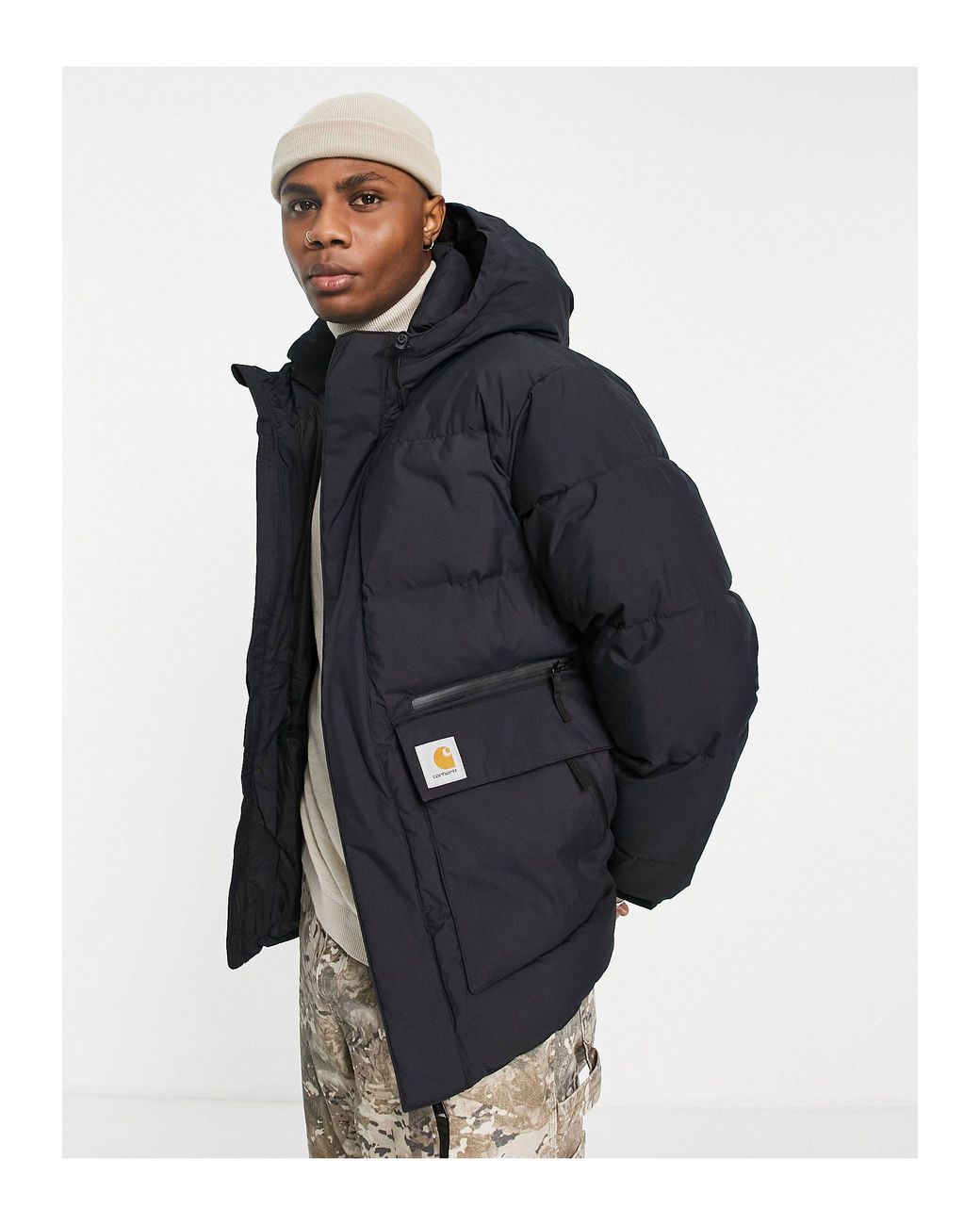Carhartt WIP Synthetic Munro Padded Jacket in Black for Men | Lyst