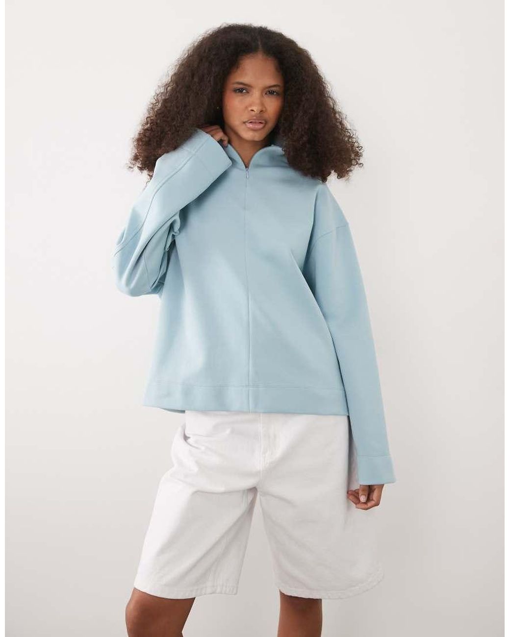 Giacca A Maniche Lunghe di ASOS in Blue