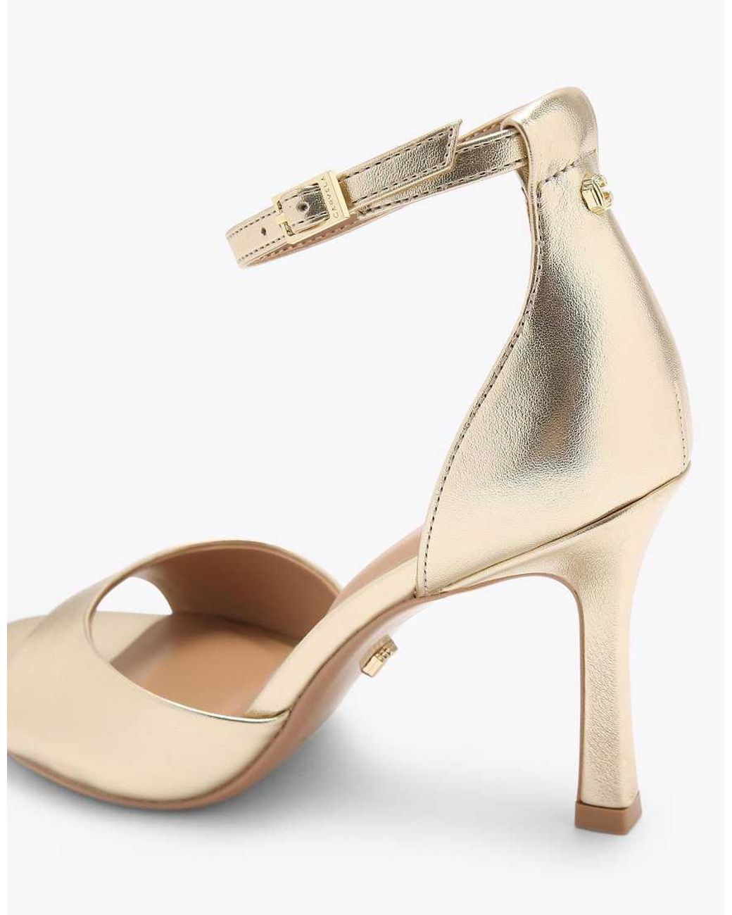 Carvela Kurt Geiger White Corletta Sandal Heeled Sandals