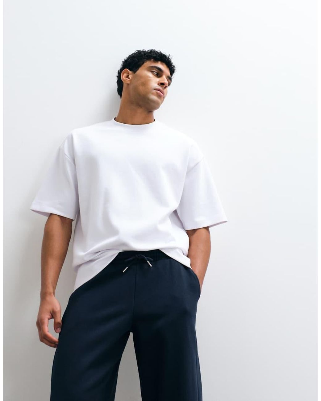 ASOS White Cocoon Barrel Jogger for men