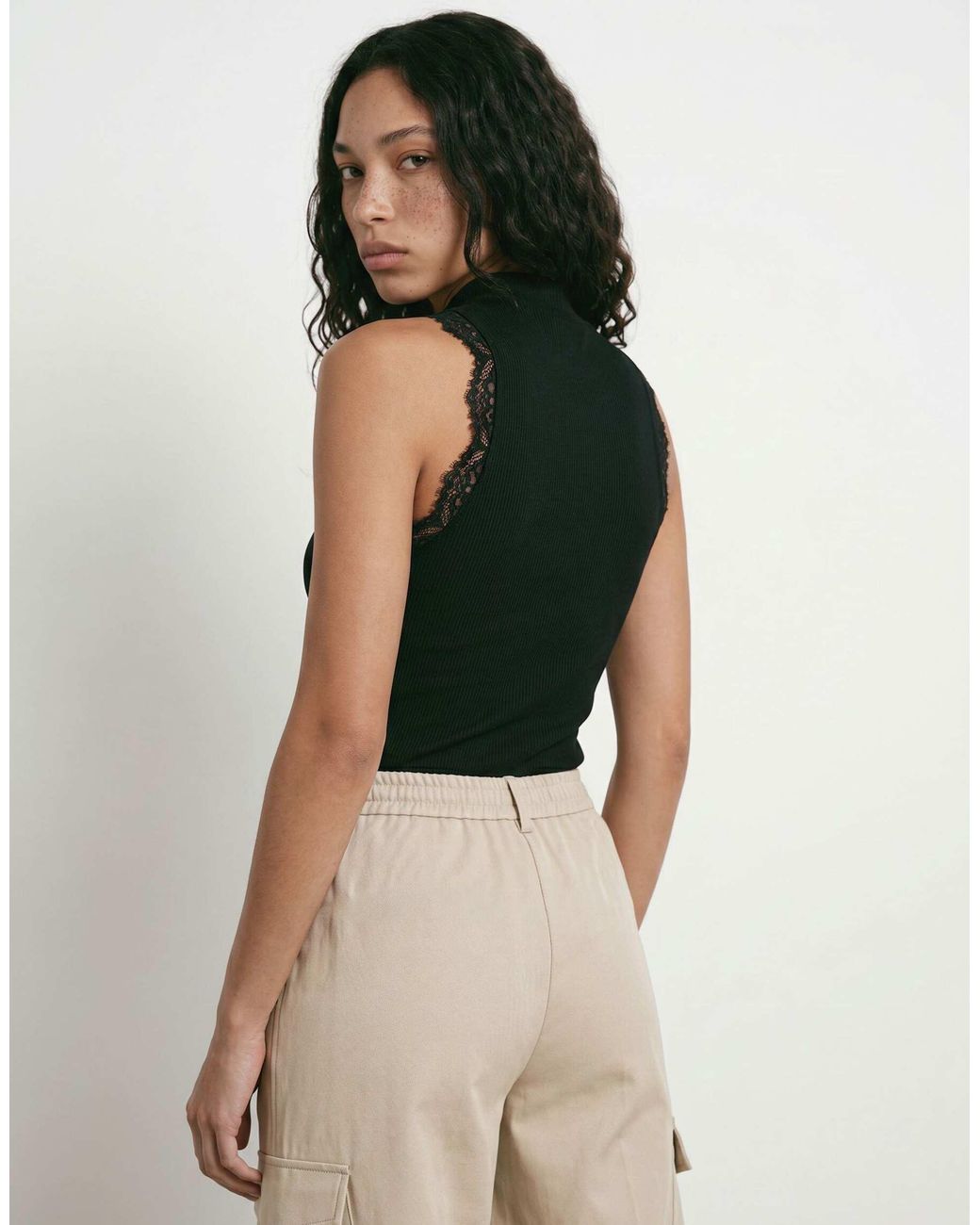 Top HYPEDROP en coloris Natural