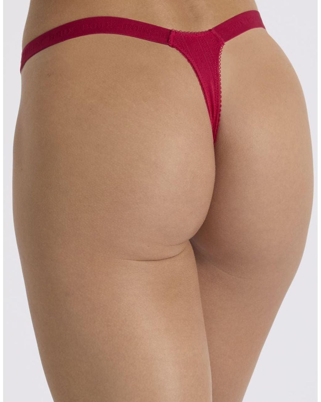Boux Avenue Pink Gigi Festive High Leg Thongs Knickers Sexy Lingerie 3 Pack