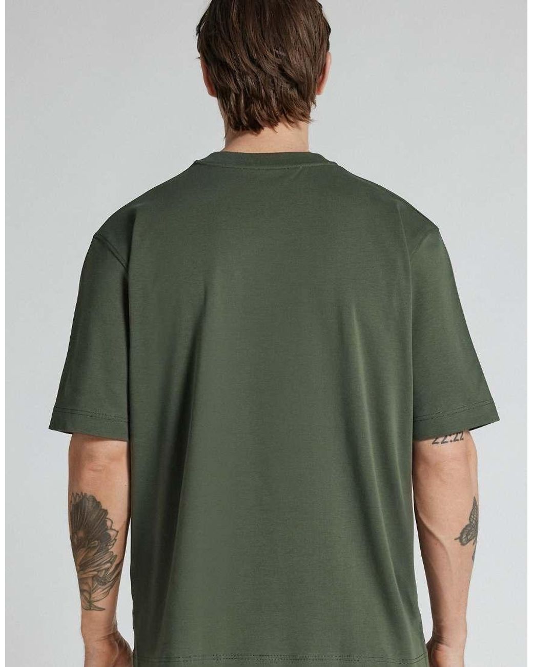 Intimissimi Green Oversized 100% Cotton T-Shirt for men