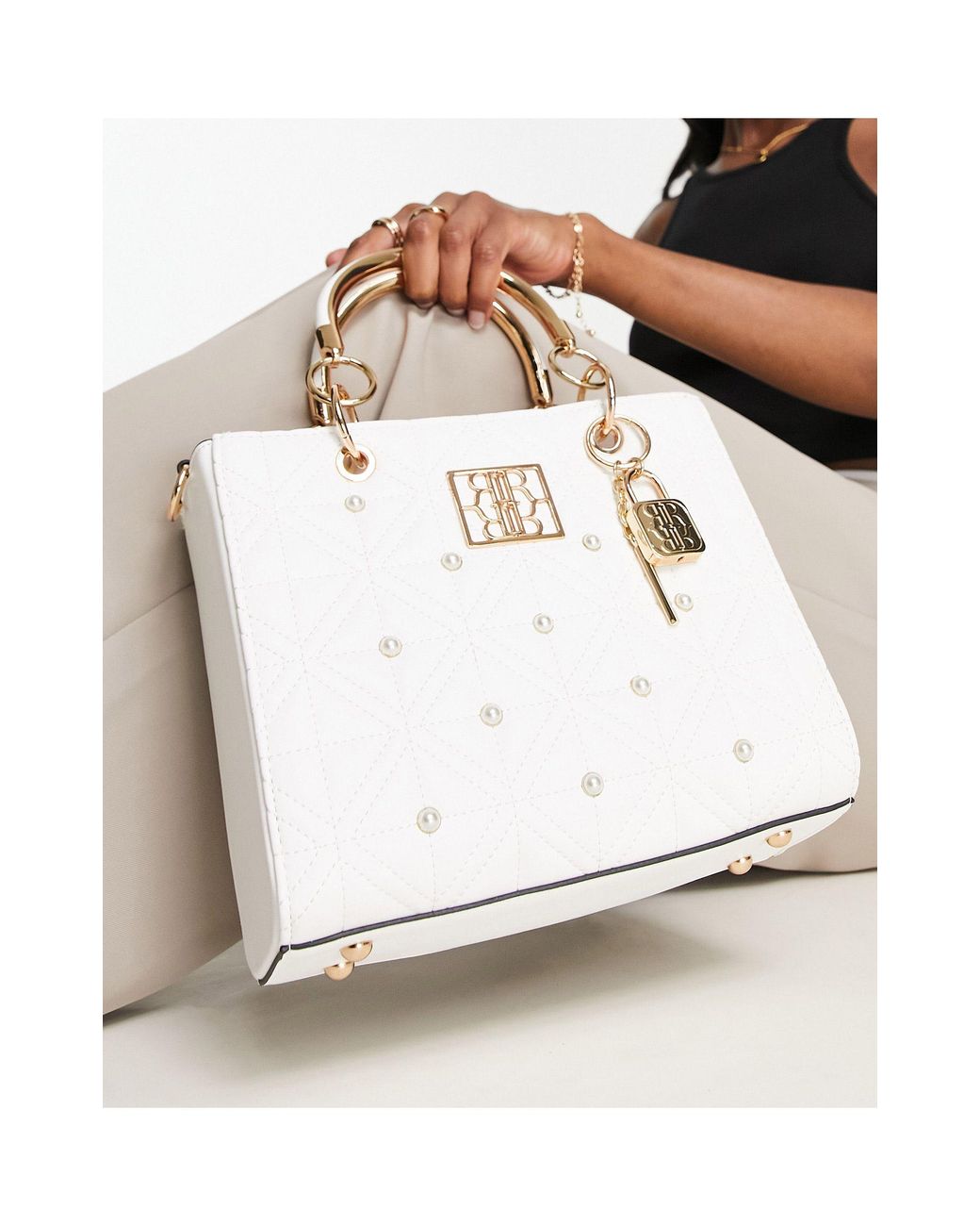 River island pearl bag hot sale